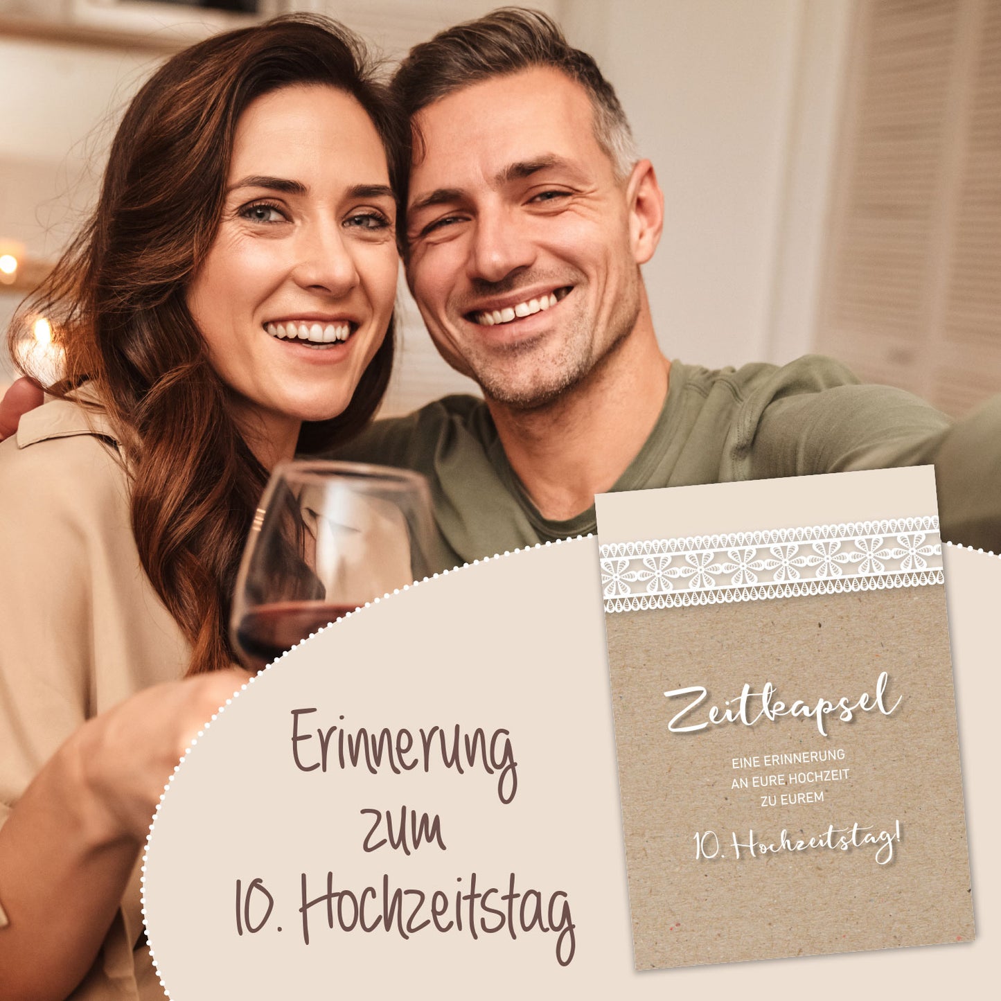 Zeitkapsel Karten Hochzeit – Vintage Optik