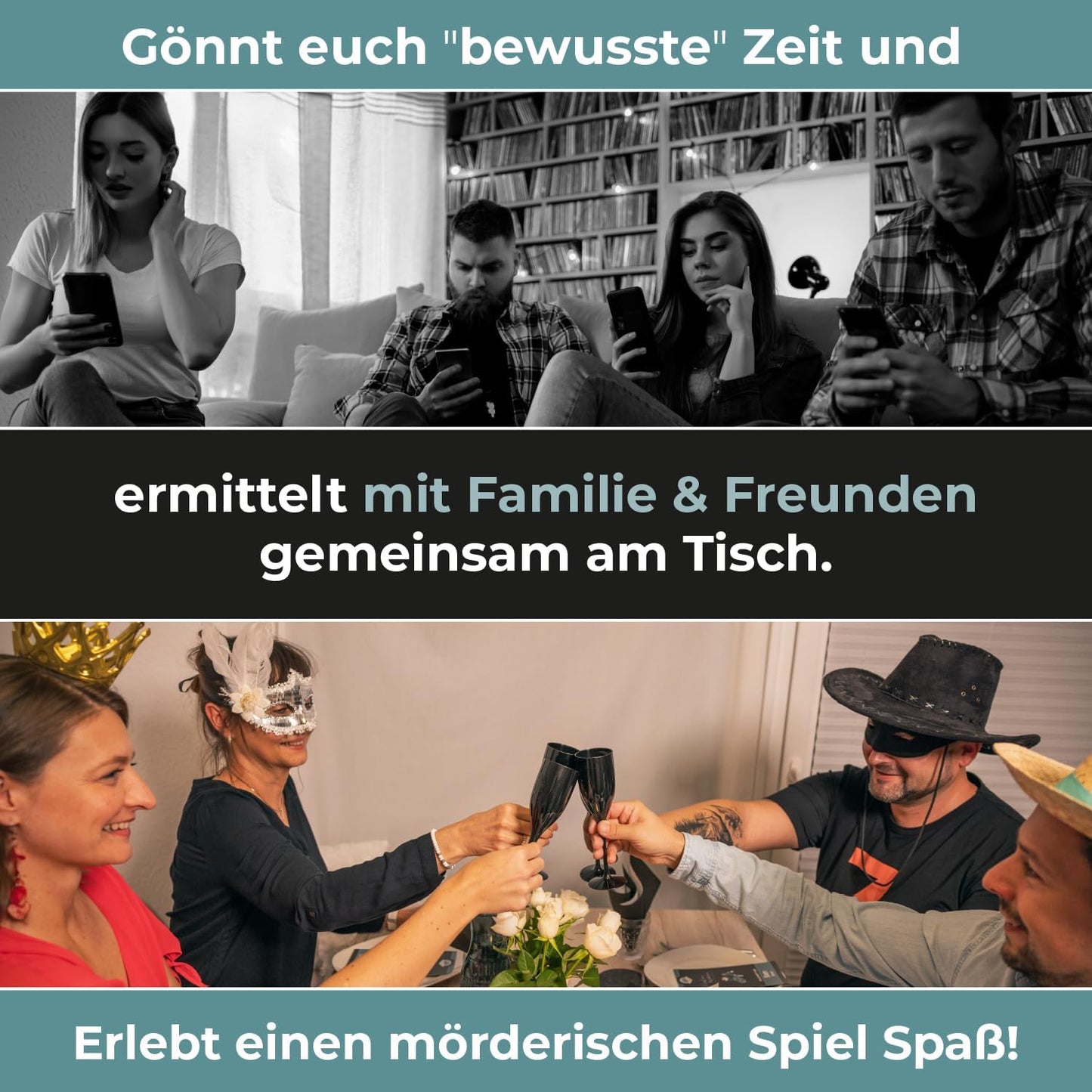 Mord im Kostüm – Champagner-Rausch und eine Leiche (4 Personen)