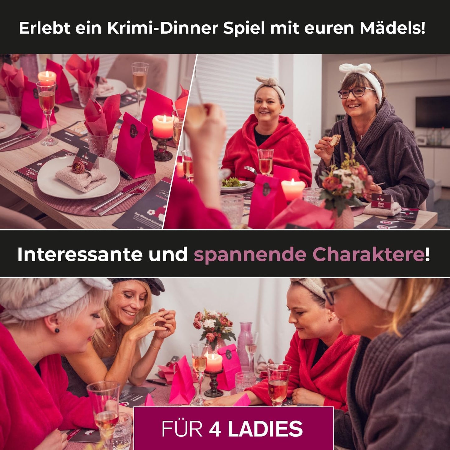 Mädelszeit – Massageöl und eine Leiche (4 Personen)