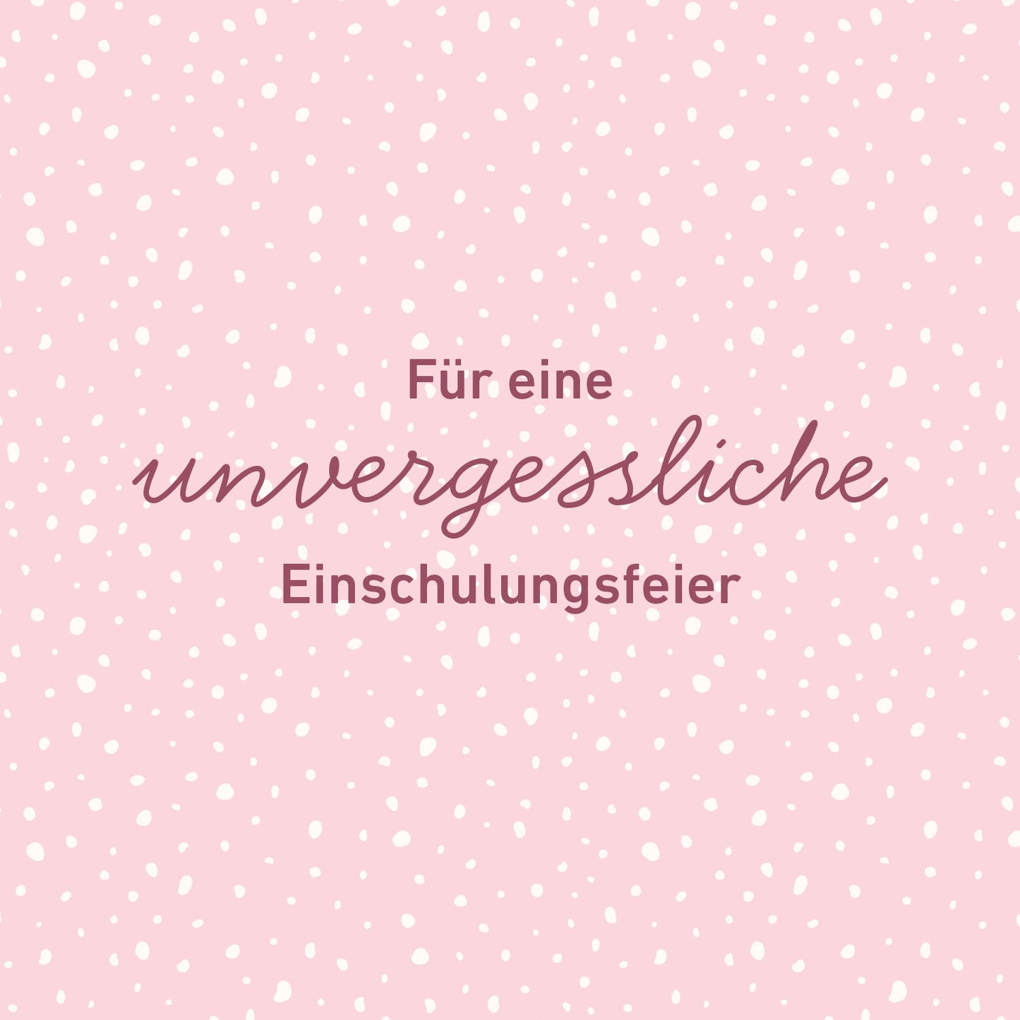 Serviettenbanderolen Einschulung (Rosa)