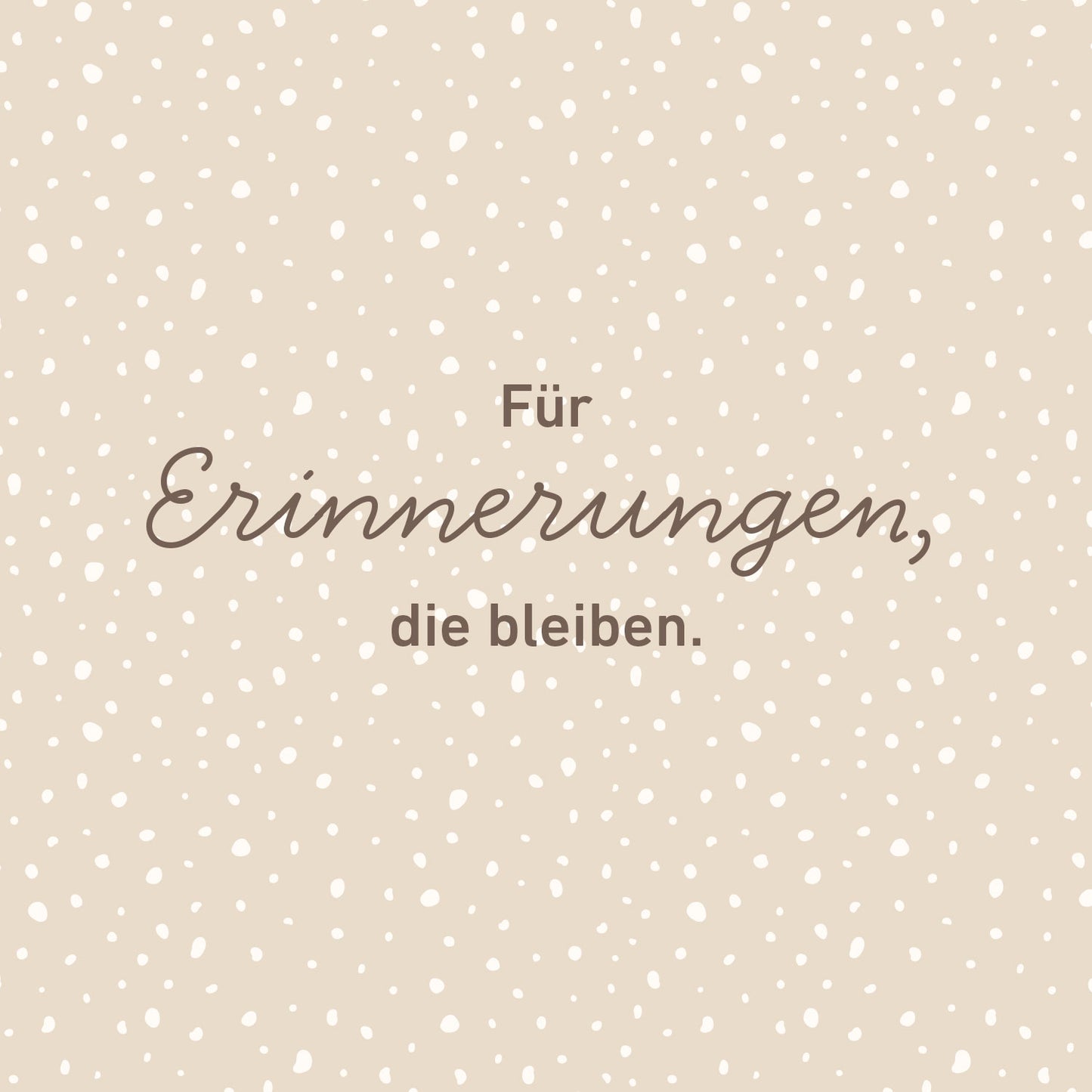 Süße Gästebuchkarten zur Einschulung in Beige