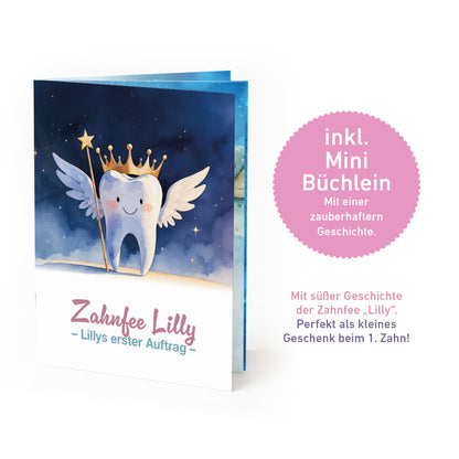 Zahnfee Urkunde Rosa