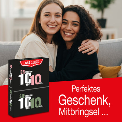 Er / Sie ist eine 10/10 aber ... das TikTok Kultspiel als Kartenspiel