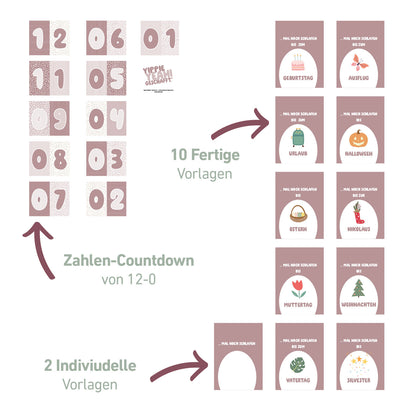 Coundown-Kalender – Rosa