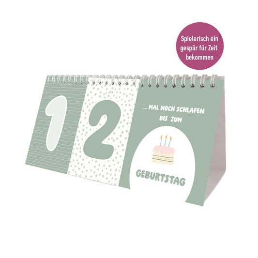 Coundown-Kalender – Salbeigrün