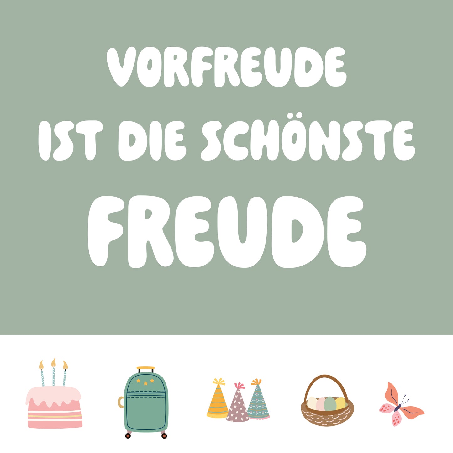 Coundown-Kalender – Salbeigrün