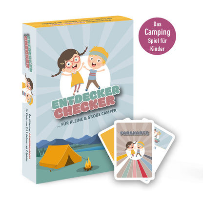 Campingspiel für Kinder – Outdoor Kartenspiel