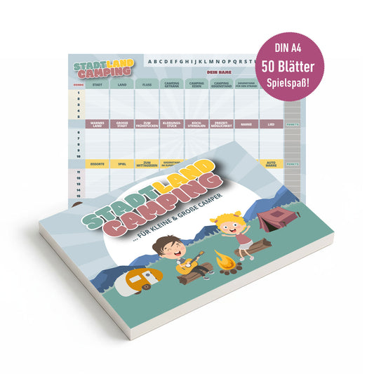 Stadt Land Camping - Block
