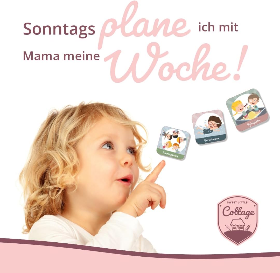 Magnete für Wochenplanung - Kindergarten