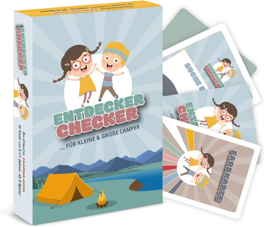„Entdecker Checker“ – Outdoor Kartenspiel für kleine Camper