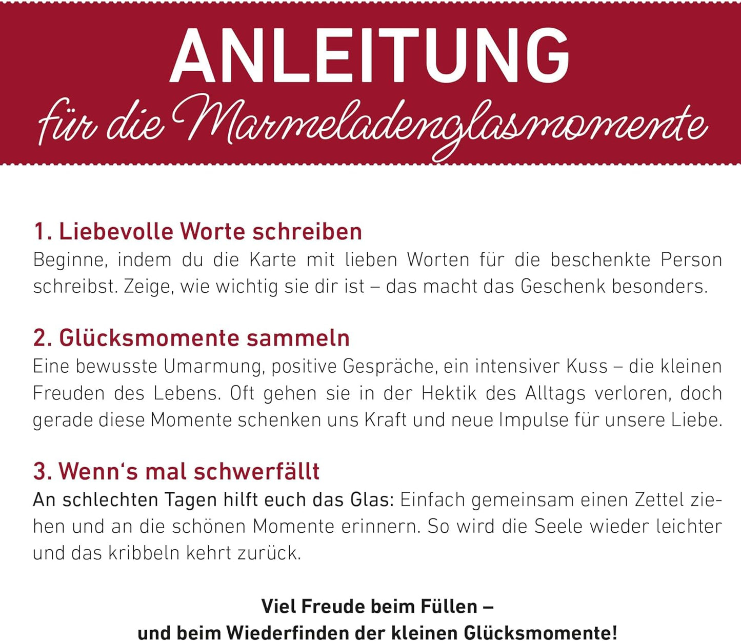 Unsere Glücks-Marmeladenglasmomente