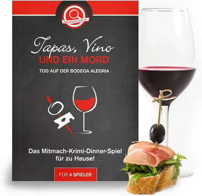 Vino, Tapas und EIN Mord (4 Personen)