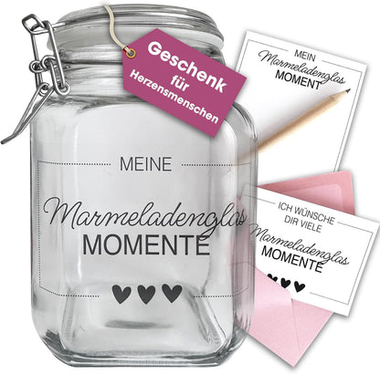 Glücks-Marmeladenglasmomente
