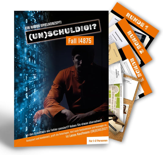 (Un) Schuldig!? – Krimispiel: Fall14875 Lenox Kaufmann