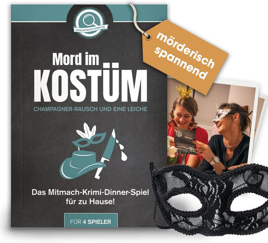 Mord im Kostüm – Champagner-Rausch und eine Leiche (4 Personen)