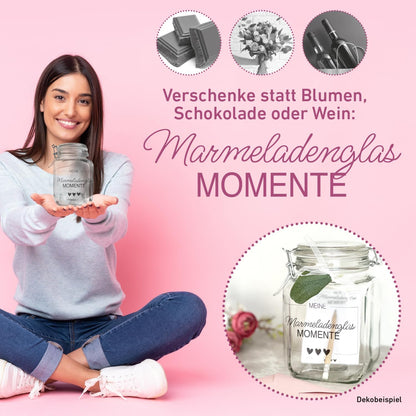 Glücks-Marmeladenglasmomente