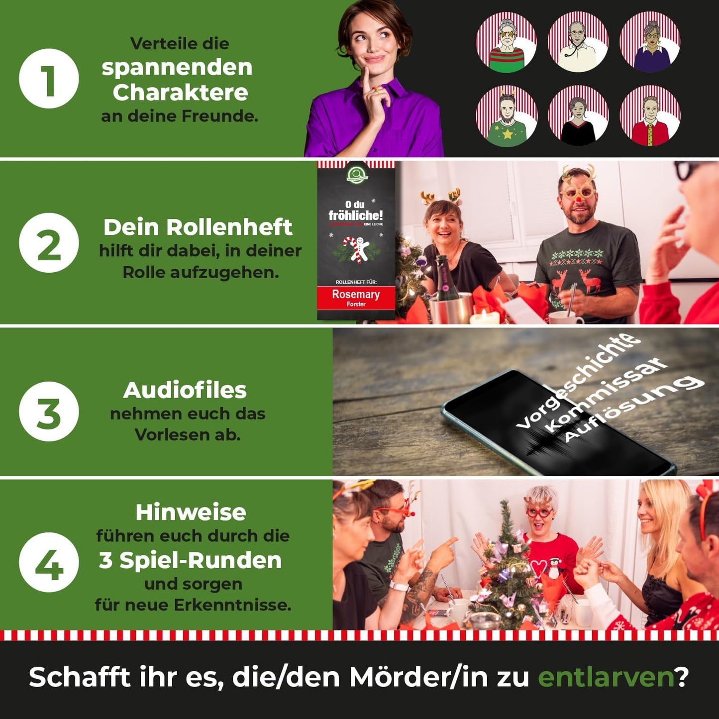 O du fröhliche! Plätzchenduft und eine Leiche (5-6 Personen)