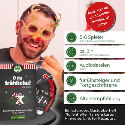 O du fröhliche! Plätzchenduft und eine Leiche (5-6 Personen)