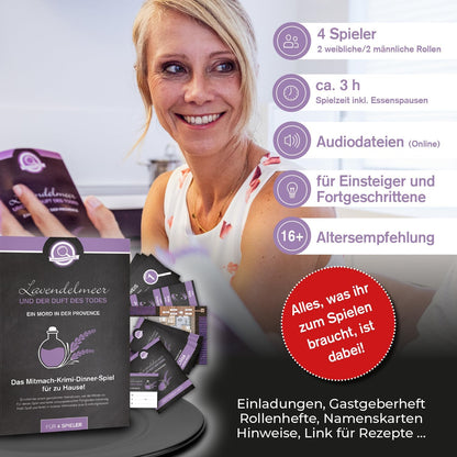Lavendelmeer und der Duft des Todes (4 Personen)