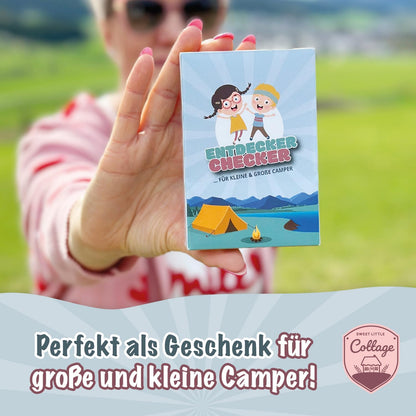 „Entdecker Checker“ – Outdoor Kartenspiel für kleine Camper