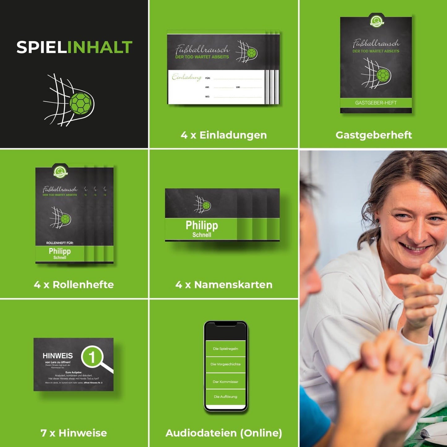 Fussballrausch der Tod wartet abseits (4 Personen)
