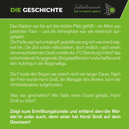 Fussballrausch der Tod wartet abseits (4 Personen)