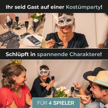 Mord im Kostüm – Champagner-Rausch und eine Leiche (4 Personen)
