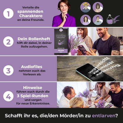 Lavendelmeer und der Duft des Todes (4 Personen)