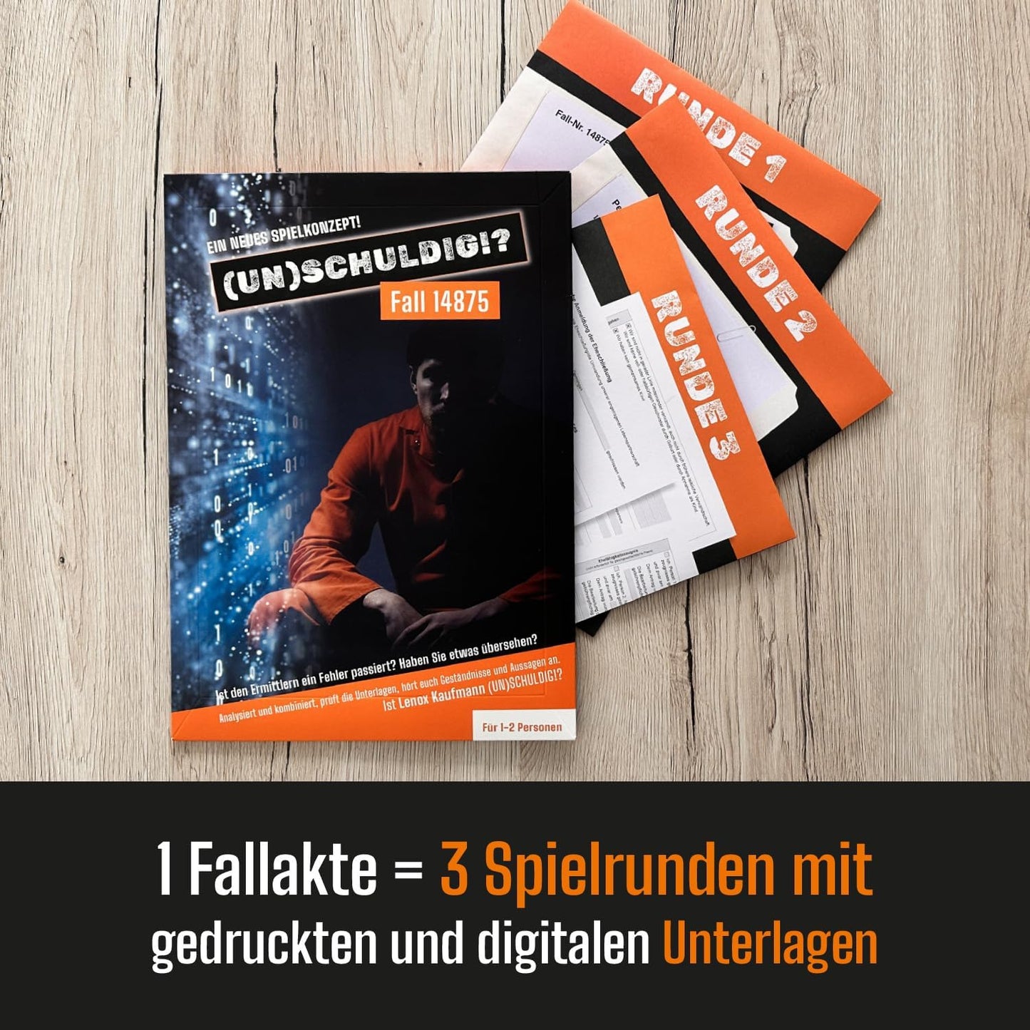 (Un) Schuldig!? – Krimispiel: Fall14875 Lenox Kaufmann
