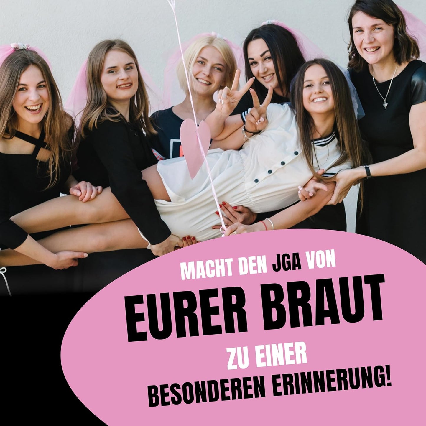 Junggesellinnenabschied Frauen – Schatzssuche/Schnitzeljagd JGA - from Miss to Mrs – (2-20 Frauen)