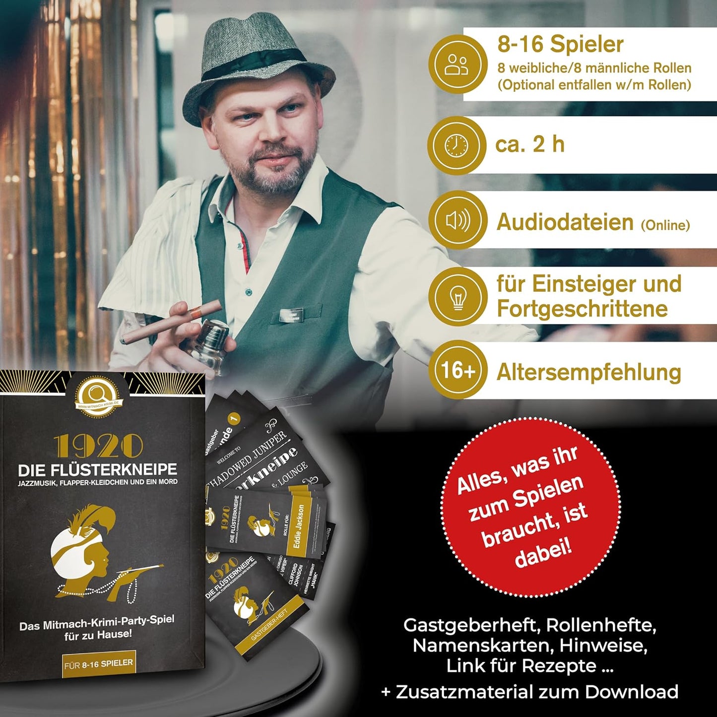 1920 Die Flüsterkneipe  (8-16 Personen)