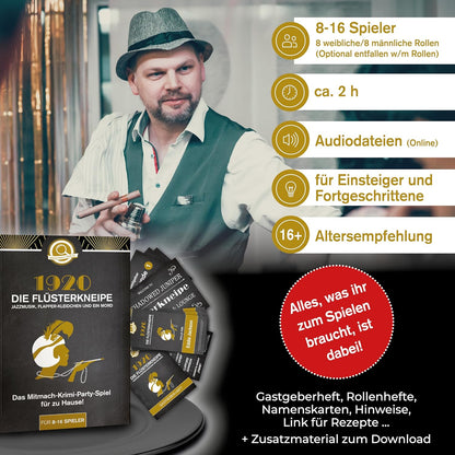 1920 Die Flüsterkneipe  (8-16 Personen)