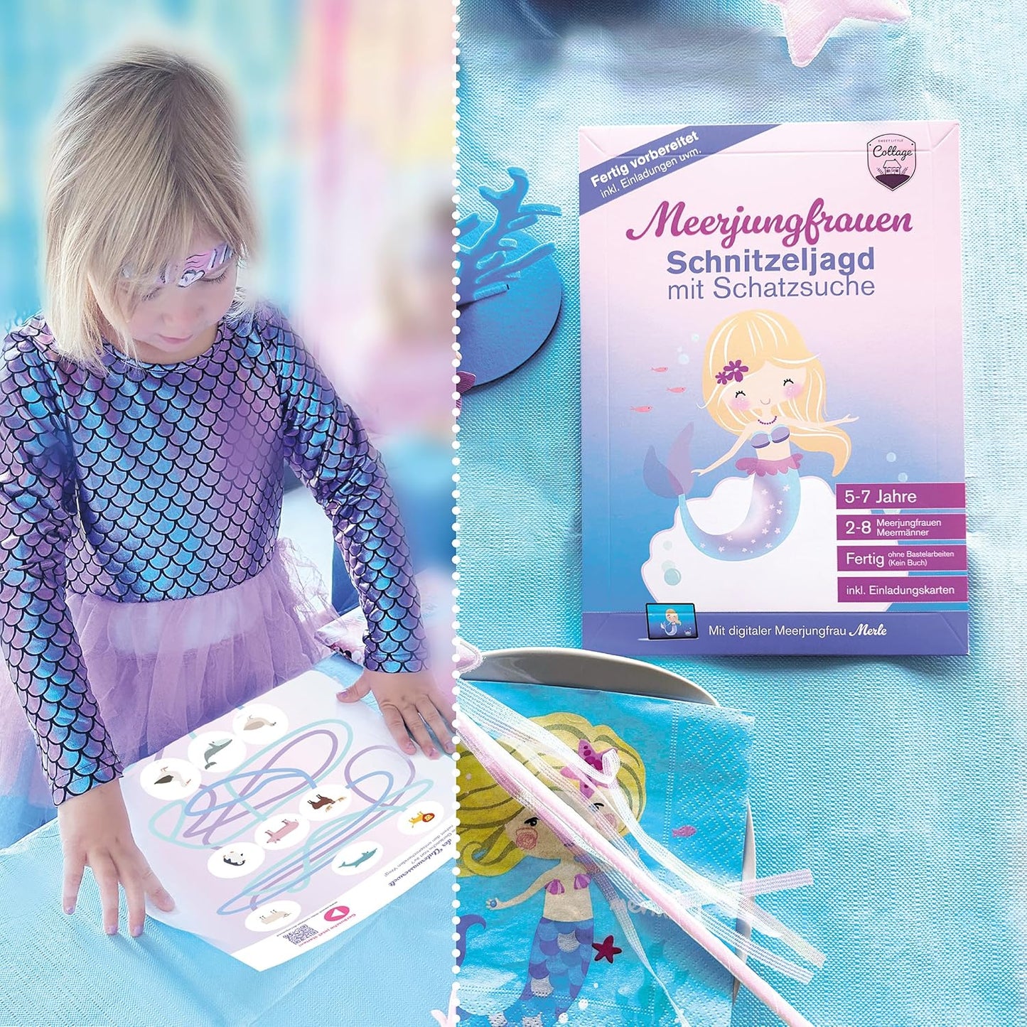 Schnitzeljagd Meerjungfrau – 5-7 Jahre