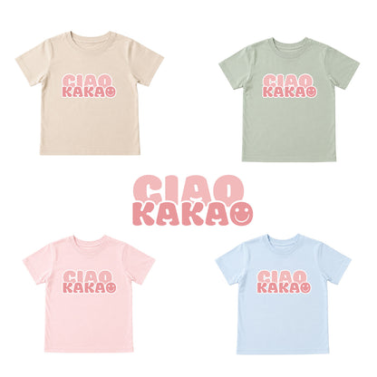 Bügelbild „Ciao Kakao“ Rosa