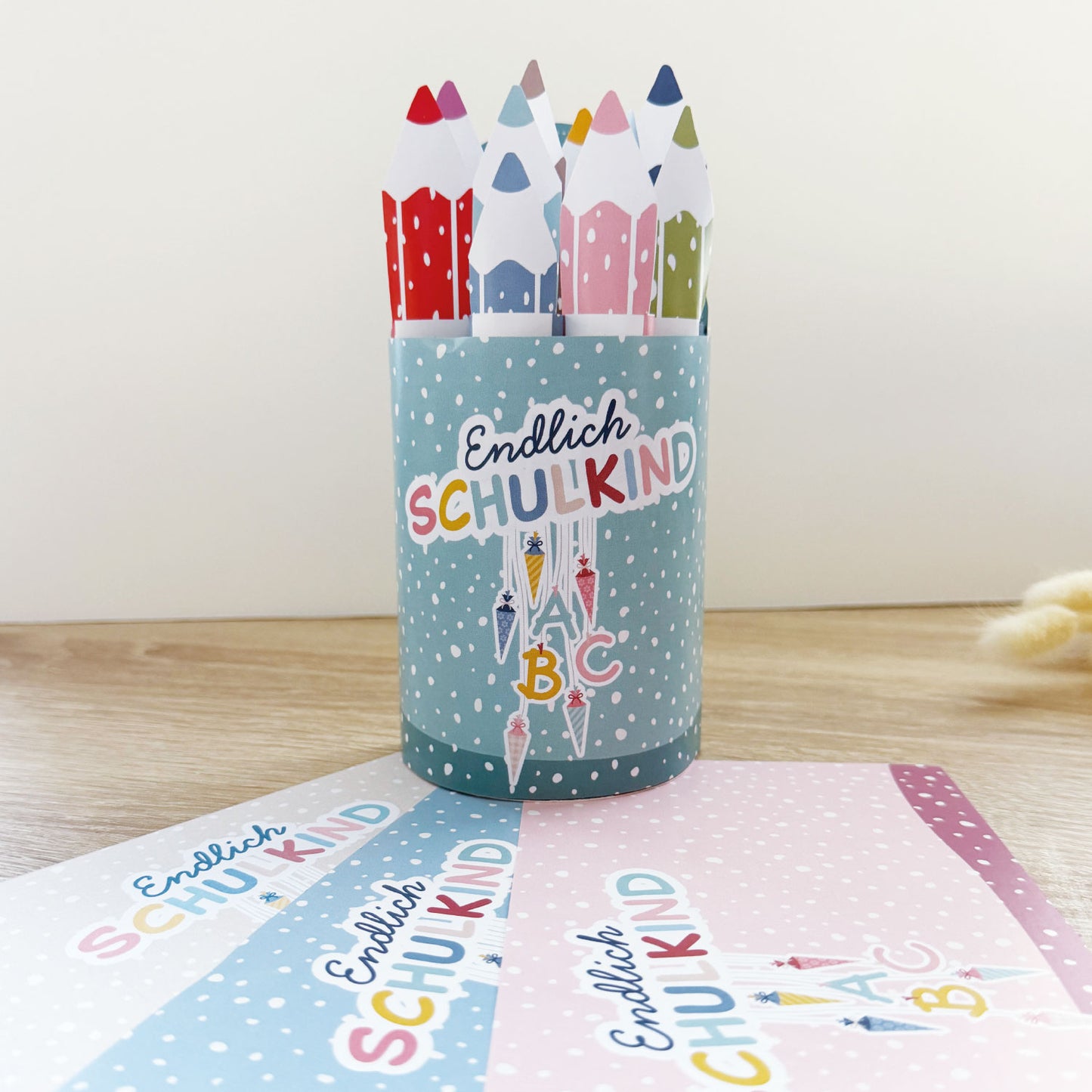 Geschenk zum Schulstart, Einschulung I Duplo Banderolen DIY Geschenkbox Druckvorlage