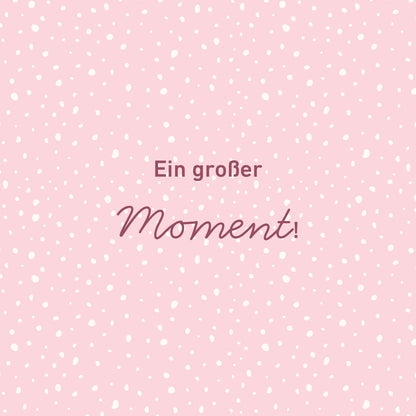 Einladungskarte zur Einschulung (Rosa)