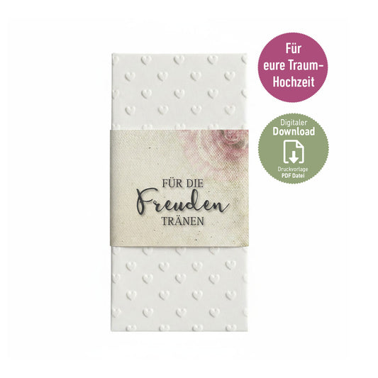 Freudentränen Banderolen Rosen (download)
