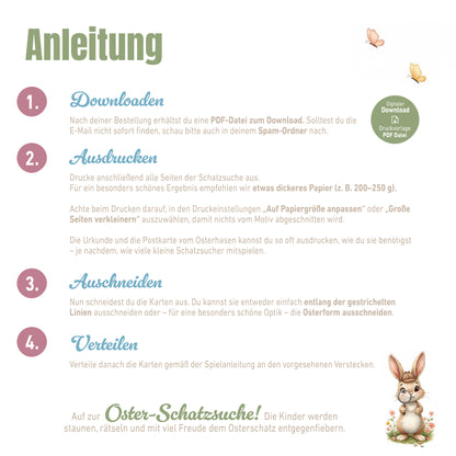 Osterschatzsuche für Kinder (download)