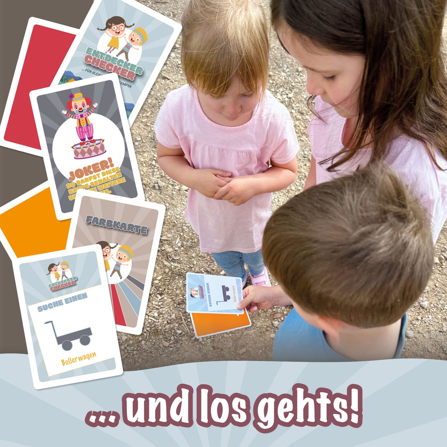 Campingspiel für Kinder – Outdoor Kartenspiel