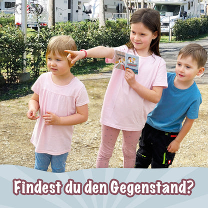 Campingspiel für Kinder – Outdoor Kartenspiel