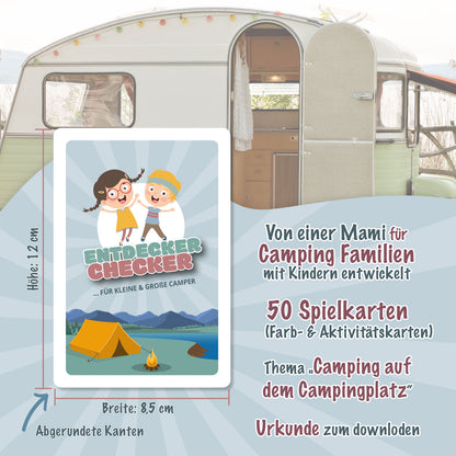 Campingspiel für Kinder – Outdoor Kartenspiel