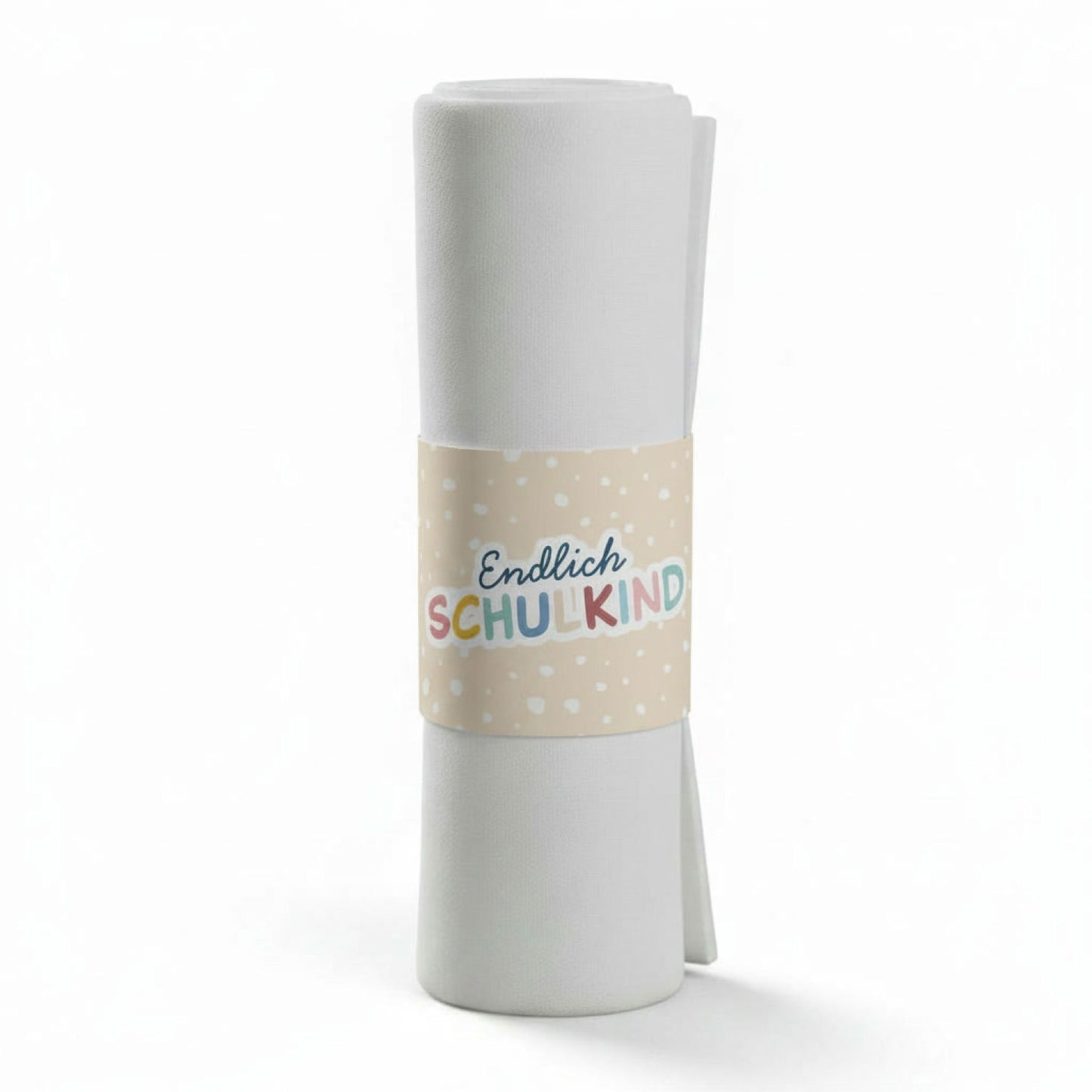 Serviettenbanderolen Einschulung (Beige)