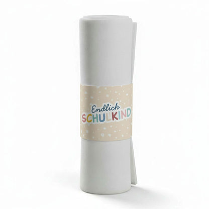 Serviettenbanderolen Einschulung (Beige)